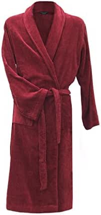 red towelling dressing gown