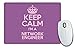 Produktbild Violett Keep Calm I 'm a Netzwerk Ingenieur Mauspad Farbe Stapelstuhl