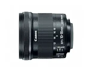 Canon EF-S 10-18MM f/4.5-5.6 is STM Zoom Lens (Black)