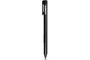 LAZARITE M Pen Schwarz, Active Stylus für Lenovo Yoga 7i/9i, Flex 5, Hp Envy x360/Pavilion x360/Spectre x360, Stylus mit 4096 Druckempfindlichkeit, Handflächenabweisung, Neigungsunterstützung
