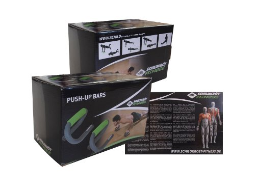 Schildkröt Fitness PUSH UP BARS, 2 Liegestützengriffe, (grey-green), 960040 - 4