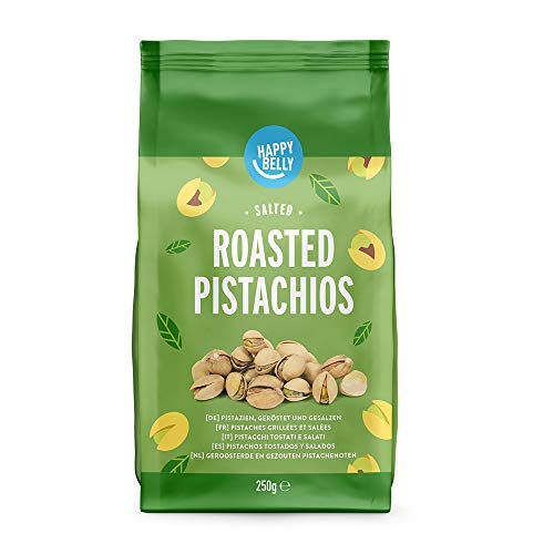 Marchio Amazon - Happy Belly Pistacchi tostati e salati 6x250g