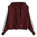 Produktbild Briskorry Damen Kapuzenpullover Hoodie Gedruckt Sweatshirt Pullover mit Kapuze Langarmshirts Pullover Tops Bluse