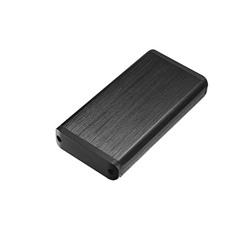Digimate® mSATA USB 3.0 SSD Festplattengehäuse | USB 3.0 High Speed Datentransfer / Für mSATA SSD (2.0″ und 1.0″ | Ausgelegt für optimale Kühlung | Optik Aluminium gebürstet in schwarz | PC / Notebook / Mac - 4