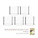 Produktbild 5-PackTopkee Melo 2 Pyrex Glass Replacement Transparent Colors