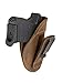Produktbild Barsony Holsters & Belts Größe 12 Sig Walther Colt Kimber rechte Seite Braun Leder verstaubarer Holster