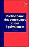 Dictionnaire des synonymes et des équivalences