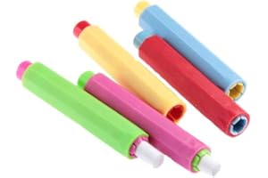 Snner 5pcs plastique Porte-Craie réglable Case Housse de rechange pour l'école Bureau de couleur aléatoire