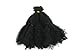 Elysee Star Afro Kinky Bulk Loose Synthetic Hair 24" #1 Jet Black