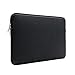Price comparison product image RAINYEAR 14 Inch Laptop Sleeve PU Leather Case Protective Soft Padded Bag Compatible for 14" Notebook Chromebook Ultrabook of Dell HP Lenovo Thinkpad Asus Acer Samsung Toshiba Samsung(Black)