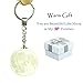 Price comparison product image Moon Light Keyrings Moon Lamp Key Ring Chain, Gift for Family Friend Women Men Keyring Present