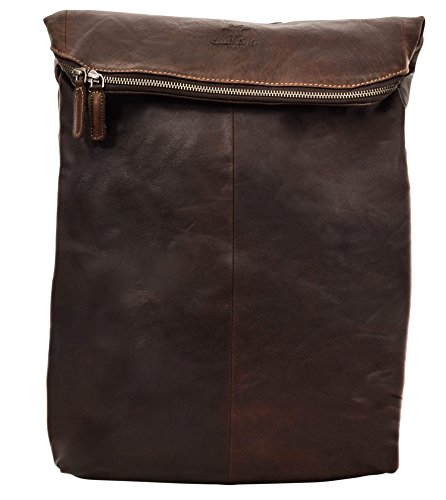 Gusti Leder studio  Neal  Laptoprucksack Rucksack Lederrucksack Laptop-Rucksack 15  Apple MacBook 15 Zoll Klassiker Allrounder B  ffelleder Echt Leder