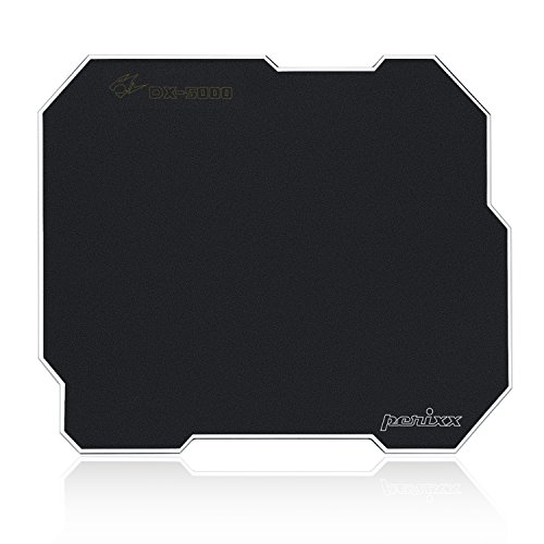 Perixx DX-5000L, Wende Gaming Mauspad - Aluminium - Beidseitig verwendbar - Seite 1 präzise Kontrolle - Seite 2 Geschwindigkeit - 320 x 270 x 3 mm