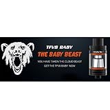 Smok Alien 220W Starter Kit OLED Display inklusive TFV8 Baby Beast Verdampfer (Gold) - 