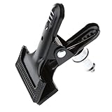 Diese Klemme ist einfach zu bedienen und wird auf praktisch alles in Ihrem Studio klammern, um Ihnen Flexibilität zu bieten, um Ihre Kamera überall dort zu benutzen, wo Sie es am meisten brauchen. Fügen Sie es einfach an Ihre Kamera oder kalten Schuh über die Stativ-Schraube montieren und klemmen, wo immer Sie brauchen.