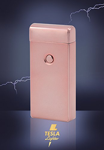 Tesla-Lighter T09 Lichtbogen Feuerzeug USB Feuerzeug Arc Lighter elektronisches Feuerzeug wiederaufladbar Roseé - 2