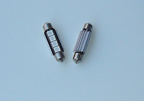 2x LED Bulb 42mm C10W Blue Interior Lighting for Boats, Camping