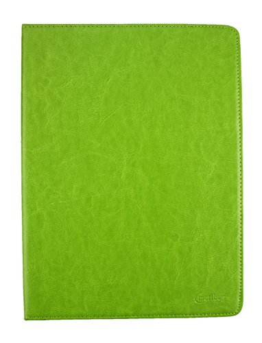 Emartbuy® Artizlee ATL-21 10.1 Zoll HD Tablet PC Universal ( 9 – 10 Zoll ) Grün Premium PU Leder Multi Angle Exekutive Folio Geldbörse Tasche Hülle Grün Innenraum mit Kartensteckplätze + Eingabestift - 2