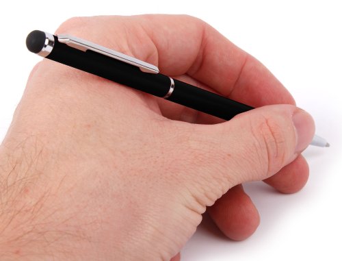 Für Ihr Odys Neo Quad 10 | Nova 7 | Odys Unity Win 12 Pro – 2in1 | Odys Winpad X9 | Prime Win 10 – 2in1 | Prime Win 12 – 2in1 | Unity Win 12 – 2in1 | Cosmo Win X9 – Gold Edition | Duo Win 10 – 2in1 | Duo Win 10 Plus 3G – 2in1 Tablet: Schwarzer Stift | Stylus | Pen | Kulli | Eingabe-Stift | Touchstift | LCD-Kugelschreiber - 6