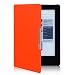 Produktbild Saingace Magnetischer Auto-Schlaf-Leder-Abdeckungs-Fall für NEUER KOBO AURA H2O eReader + HD Schirm-schützender Film + Notenfeder (Orange)