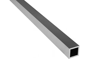 Riggatec Tube d'aluminium Carré 30x30x2mm Longueur 2,0 m