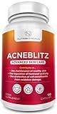 #1 Acneblitz for Fighting Spots, Blemishes and Oily Skin with Pantothenic Acid, Collagen, Zinc, Co-enzyme Q10 and Vitamins A, C, E