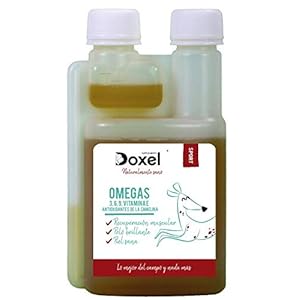 Doxel Sport -500ml Aceite para Perros | Suplementos Naturales nutricionales | Antioxidantes| Recuperación Muscular| Articulaciones sanas |Sistema inmunitario Reforzado| Canicross| Agility| Mushing