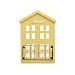 Produktbild Blumenständer, Schlafzimmer Wohnzimmer Kreative Holz Blume Topf Rack Wand Eisen Rack Massivholz Wandbehang Pflanzenständer (Farbe : EIN)