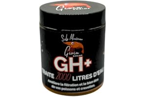 GIOIA SHRIMP Sel minéral GH+ / Améliore la Filtration de Votre Eau/Aquarium/Bassin
