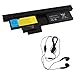 Produktbild amsahr X200T-03 Ersatz Batterie für IBM ThinkPad X200 Tablet 2263/-2266 - Umfassen Stereo Ohrhörer schwarz