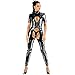 Produktbild Mirlun Schwarz Sexy Latex Catsuit Dessous passt Club Wear für Frauen