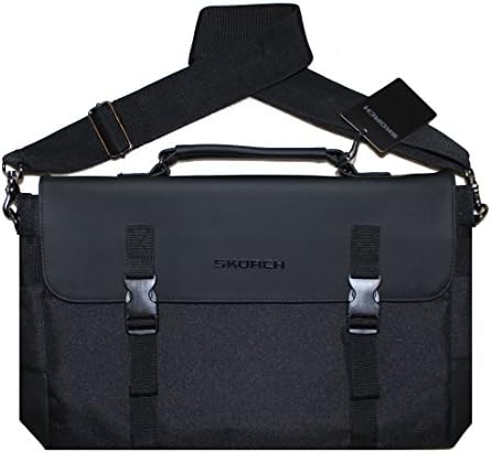 Designer Messenger Bags Satchel 15 Inch Laptop With Plenty of Room 3 Internal Compartments One with Secure Zip Great Looking Gift for Men or Women Superb Quality Comes with Skorch Returns Promise