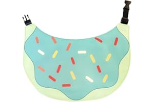 PETPHINDU Bandana del Animal Doméstico Lindo Perro De Dibujos Animados Donuts Babero Pañuelo para El Cuello del Gato del Pañuelo Babero Impermeable De Mascotas para Medianas y Grandes Perros Bandana