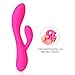 Produktbild Flexibler Dildo Sexspielzeug G Spot Vibrator Wasserdicht Vibratoren für Sie Klitoris Stimulator und G-punkt Silikon Dildo Vibrator Rabbit Vibro Analvibrator Sexspielzeug für Sie Frauen und Paare mit 7 Vibrationsprogramme