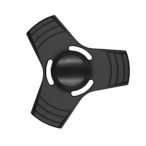 Hand Spinner Toy, Stillshine Aluminum Alloy Durable 3-Finger Tri-Spinner Fidget Toy EDC Office Toy for Stress and Anxiety Relief (A)