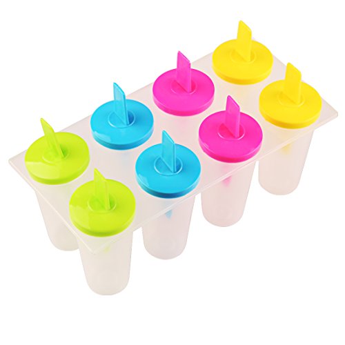 Umweltfreundlich mit 8 Zellen gefroren Ice Cream Pop Mold Popsicle Maker Lolly Mold Werkzeuge