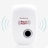Ruichenxi ®Ultrasónico del parásito para Repels de roedores y de insectos - Repelente de plagas - Mejores Productos para el control de plagas para uso en el hogar cubierta