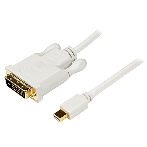 StarTech 90cm Mini DisplayPort™ auf DVI Kabel (Stecker/Stecker) - mDP zu DVI Adapter / Konverter für PC / Mac - 1920x1200 - Weiß