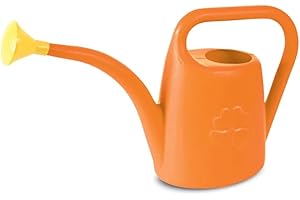 Stylish and Functional Watering Cans by Stolmet - Various Sizes and Colors, Perfect for Garden and Home Use (Koni 1.8L Orange)