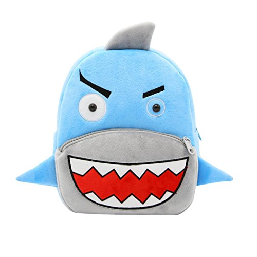 Preisvergleich Produktbild Winkey Rucksack für Kinder / Baby, Mädchen und Jungen, niedlich, Schultasche, Umhängetasche Shark 26.5x24x10.5cm wide 20cm x height 24cm