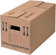 BB-Verpackungen Umzugskarton Profi 600 x 328 x 340 mm (stabil 2-wellig aus recycelter Pappe) - Sets zwischen 5