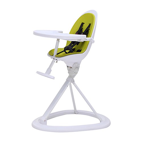 Ickle Bubba Orb Baby Highchair - Feature Packed Feeding High Chair in Green on White Colour Combination