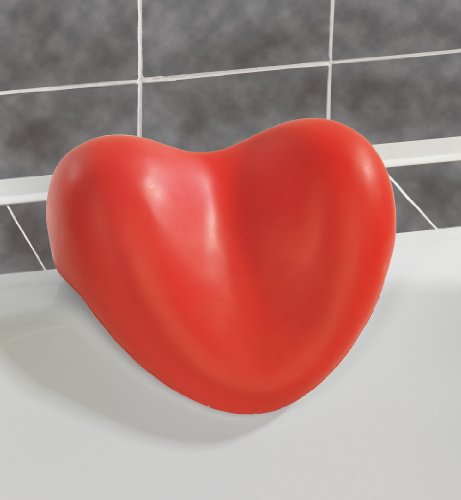 WENKO 18938100 Kopf- und Nackenkissen Tropic Red, Kunststoff – Polyurethan, 25 x 11 x 20.5 cm, Rot - 3