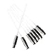 SONGQEE(TM) 50PCS Disposable Eyelash Mini Brush Mascara Wands Applicator Spoolers Makeup (Black)