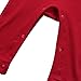 iiniim Baby Boys Christmas Santa Romper with Hat Outfit Sets Red 6-12 Months