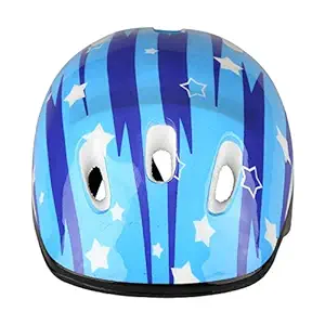 Sahil Enterprises Kid Helmet Bike Bicycle Skateboard Scooter Child Boys Girls and Stunt Blue