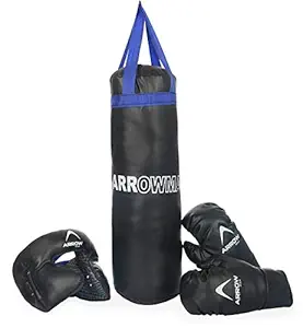 ArrowMax Kids Cotton Lightweight Boxing/Punching Kit Ideal for Home and Recreational Play, Safe for Children (6-14 Years)