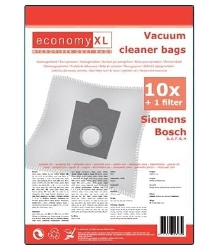 Lot De 20 Sacs Aspirateur Pour Bosch Ventaro PSM 1400 / PSM1400 - Marque SAFE `N CLEAN
