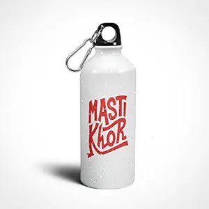 iKraft Masti Khor Printed Water Bottle for Kids and Adults - 600ml