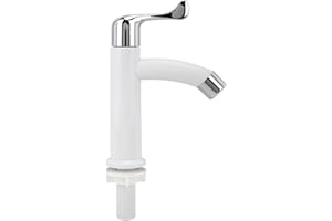 Qinlorgo Robinet de Salle de Bain, Robinet de lavabo Simple Robinet de lavabo G1 / 2"